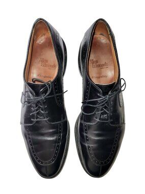 Allen Edmonds Kingsley Dress Shoes Mens Size 10.5 C Black Leather Split Toe